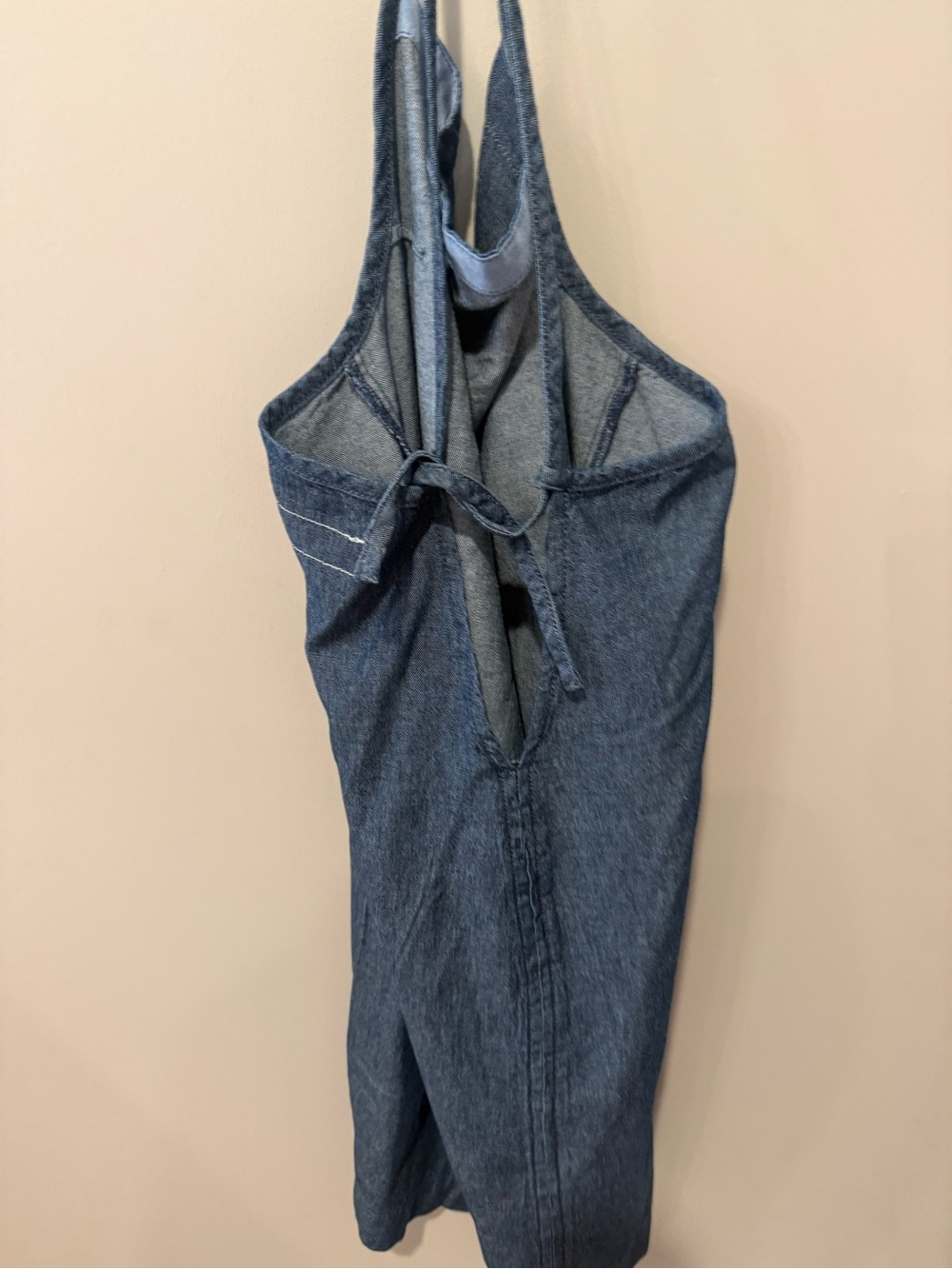 Rag & Bone Denim Tie Dress Rinse Blue Chambray L - Picture 12 of 13